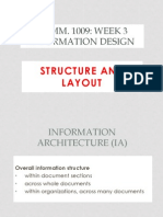 COMM. 1009: WEEK 3 Information Design: Structure and Layout