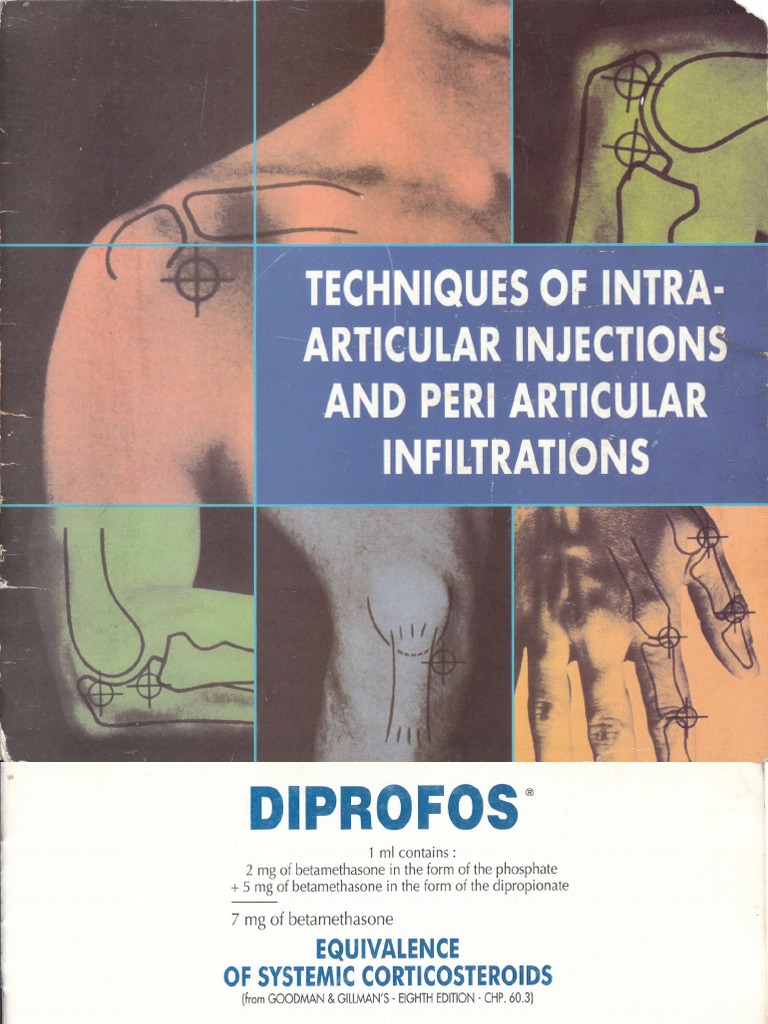 Diprofos Injection Techniques and Dosage | PDF | Elbow ...