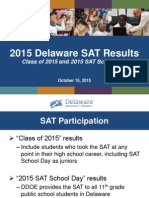 SAT Presentation To Delaware State Board of Education