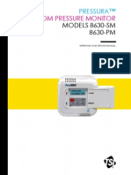 Room Pressure Monitor: MODELS 8630-SM 8630-PM
