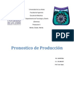 Pronostico de Produccion