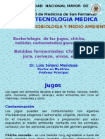 Bacteriologia de Los Jugos y Bebidas Fermentadas 29-09-2014