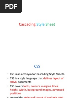  CSS