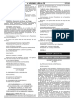 Normas legales del Perú publicadas en mayo 2008