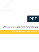 WBF Spring Week Guide Website