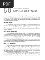 LZW (Lempel Ziv Welch) : 60.1 Brief History