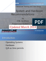 Computer Hardware and Operating System Recommendations