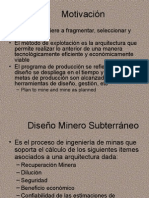 Introduccion de Diseño de Minas SUbterraneas