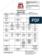 Sarasota Schedule 030110