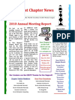 Southeast Chapter News: 2010 Annual Meeting Report