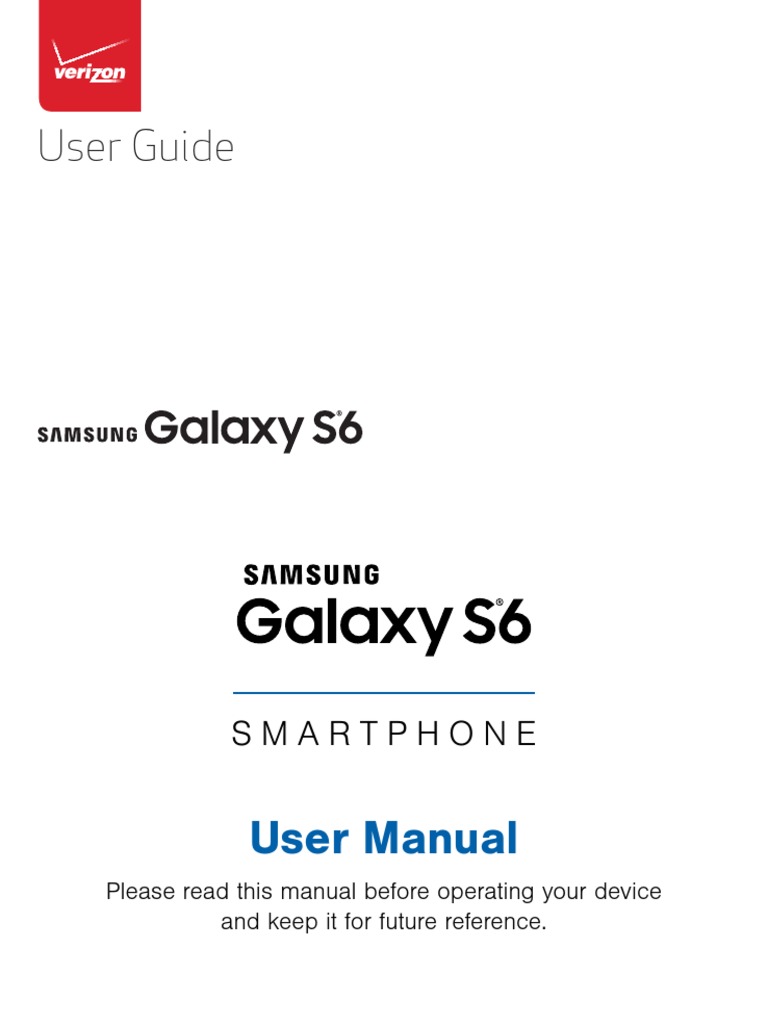 Verizon Samsung Galaxy S6 Manual SM-G920V, English | Google Play | Verizon  Wireless