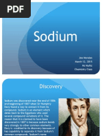 History and Discovery of Sodium | PDF