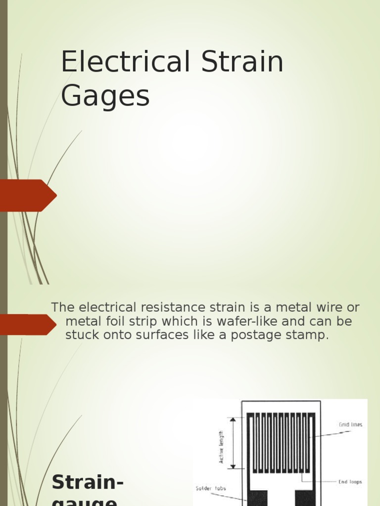 Understanding Electrical Strain Gauges | PDF