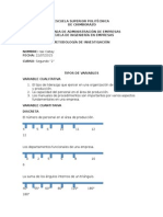 Tipos de Variables