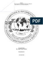 "Case Analysis": Requirements in Business Policy & Strategy