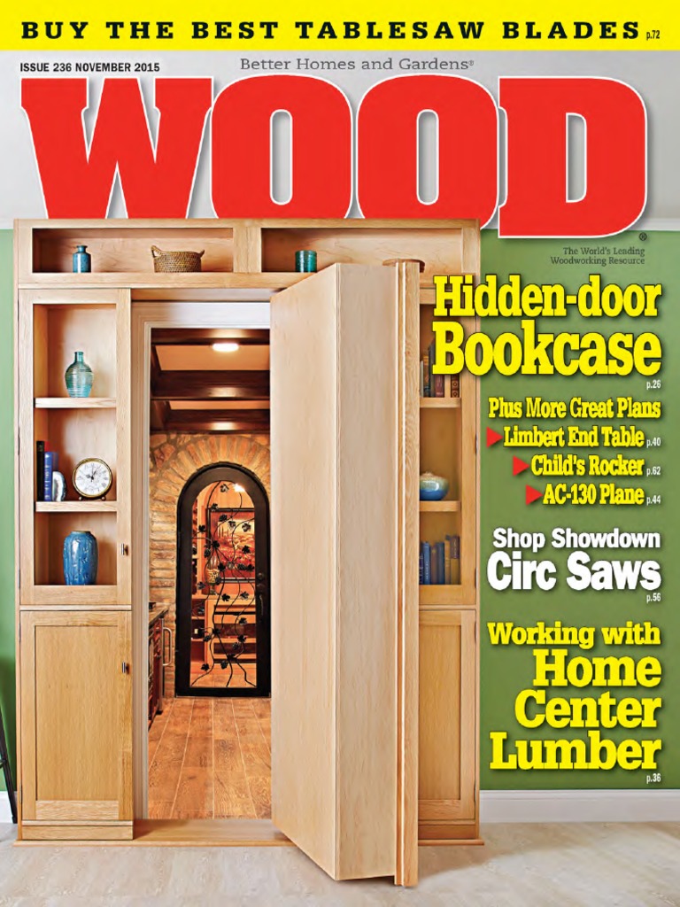 WOOD Magazine 2015-11 Ebook3000 | Door | Woodworking