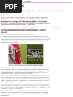 Download Best Football Manager 2015 Wonderkids  Promising Talents _ Passion4FM by epriyono SN285089509 doc pdf