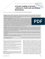 Effect of Static and Cyclic Loading on Ceramic