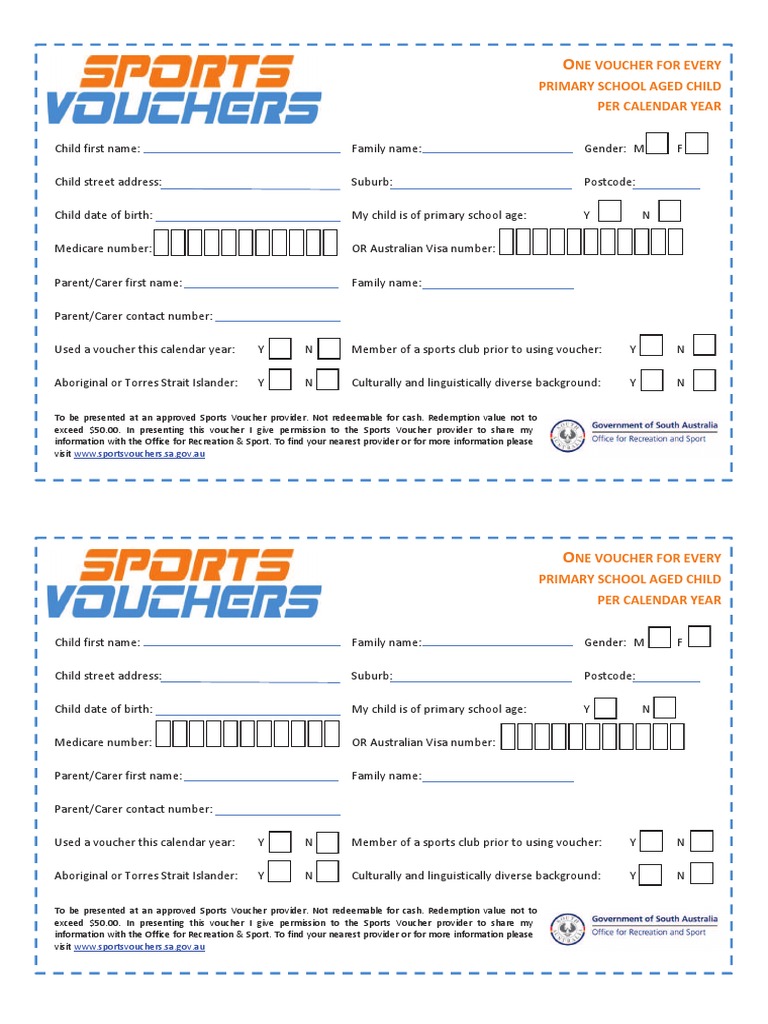 Sports Vouchers PDF