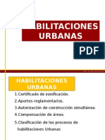 Habilitaciones Urbanas