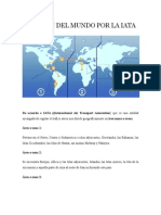 Division Del Mundo Por Iata