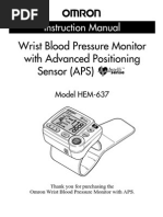 Download Omron Blood Pressure Monitor Manual by chuckhsu1248 SN285106683 doc pdf