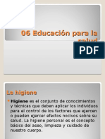 06 Educación para la salud