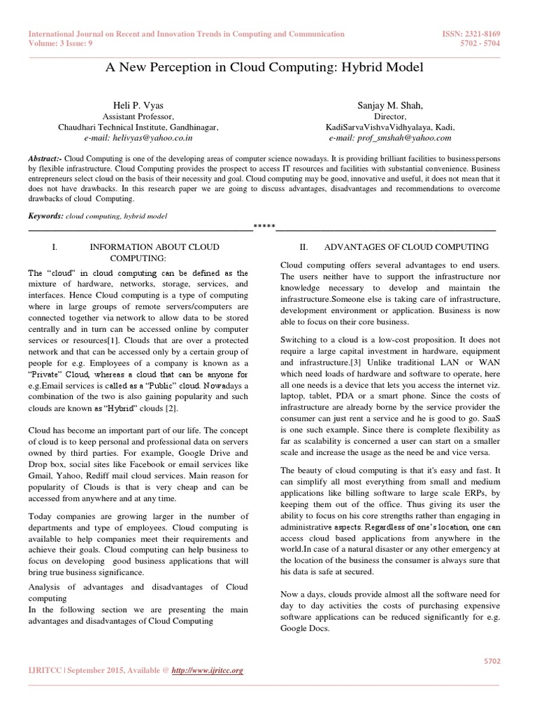 Hybrid Cloud Computing Insights | PDF | Cache (Computing) | Cloud Computing