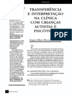 Interferencias Transferência Clinica Crianças Psicóticas