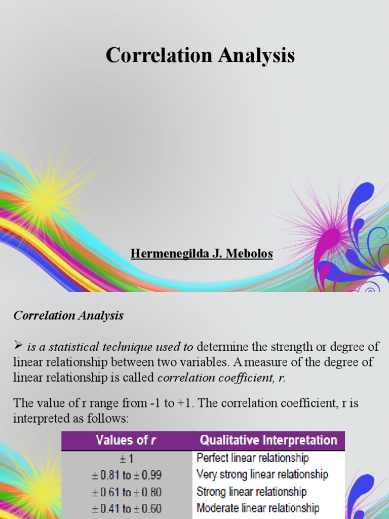 Understanding Correlation Analysis | PDF