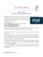 Infortunio Da Sforzo. Profili Medicolegali 2013