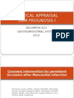 Critical Appraisal Prognosis I