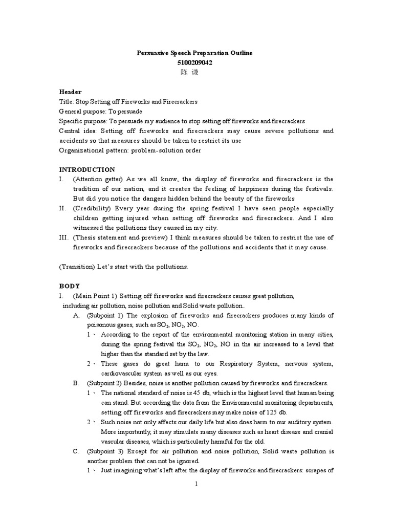 How to write a persuasive speech picture