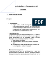 Determinación de Tema y Planteamiento Del Problema