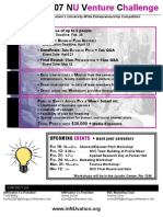 NU Venture Challenge Info Sheet