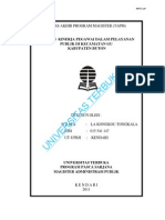 Analisis Kinerja Pegawai Dalam Pelayanan PDF