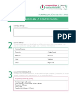 Dossier Stand 3,14 Formulario