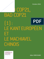 Albert Bressand : Good COP21, Bad COP21 (1) : le Kant européen et le Machiavel chinois