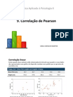 Correlação de Pearson