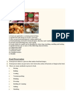 Food Preservation