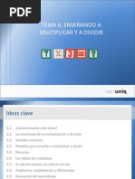 Ideas Tema6. Enseñar a multiplicar y dividir