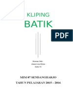 Sampul Kliping Batik Mim