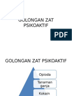 Golongan Zat Psikoaktif