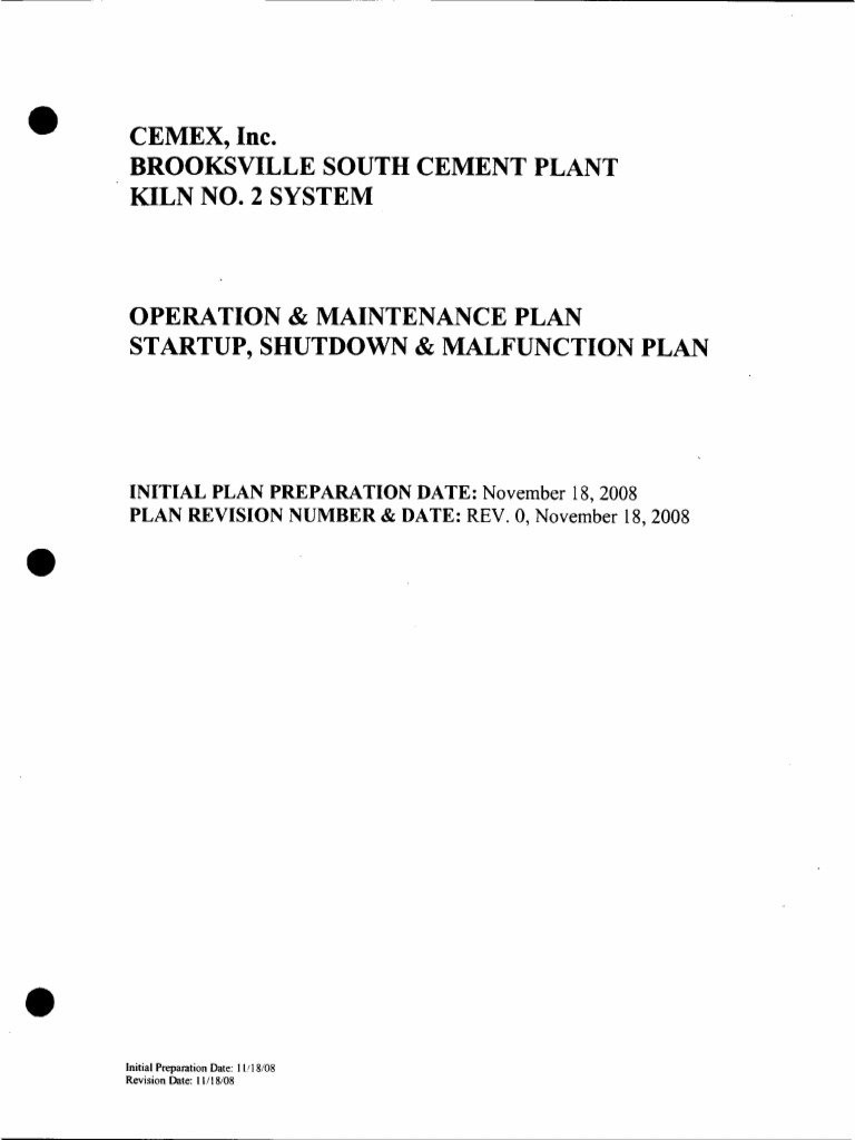 Cemex Operation Procedure PDF | PDF