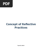 Reflective practices
