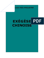 Philastre Exegese