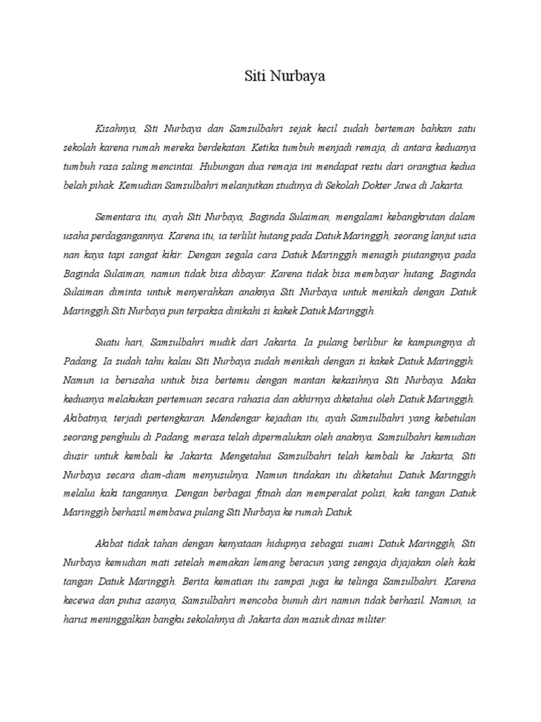 Siti Nurbaya