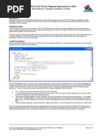 The Perl in the Crown Regular Expressions in Sas
