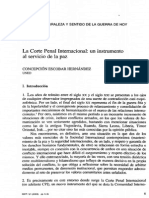La Corte Penal Internacional, Un Instrumento Al Servicio de La Paz (Escobar)