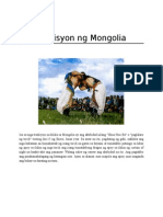 Tradisyon NG Mongolia